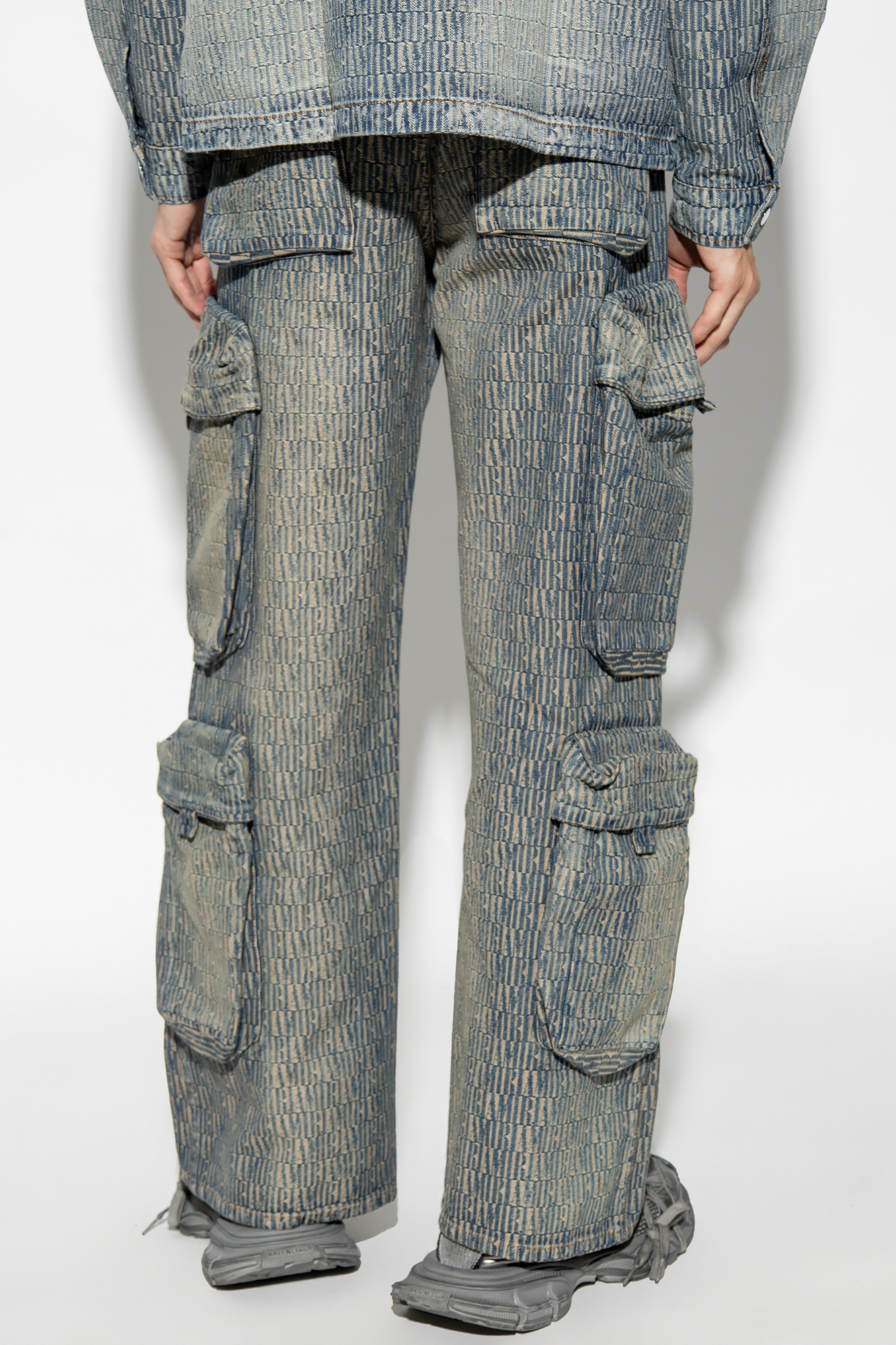 Blue boyfriend with pockets Amiri - SchaferandweinerShops Blue boyfriend with pockets Amiri - SchaferandweinerShops